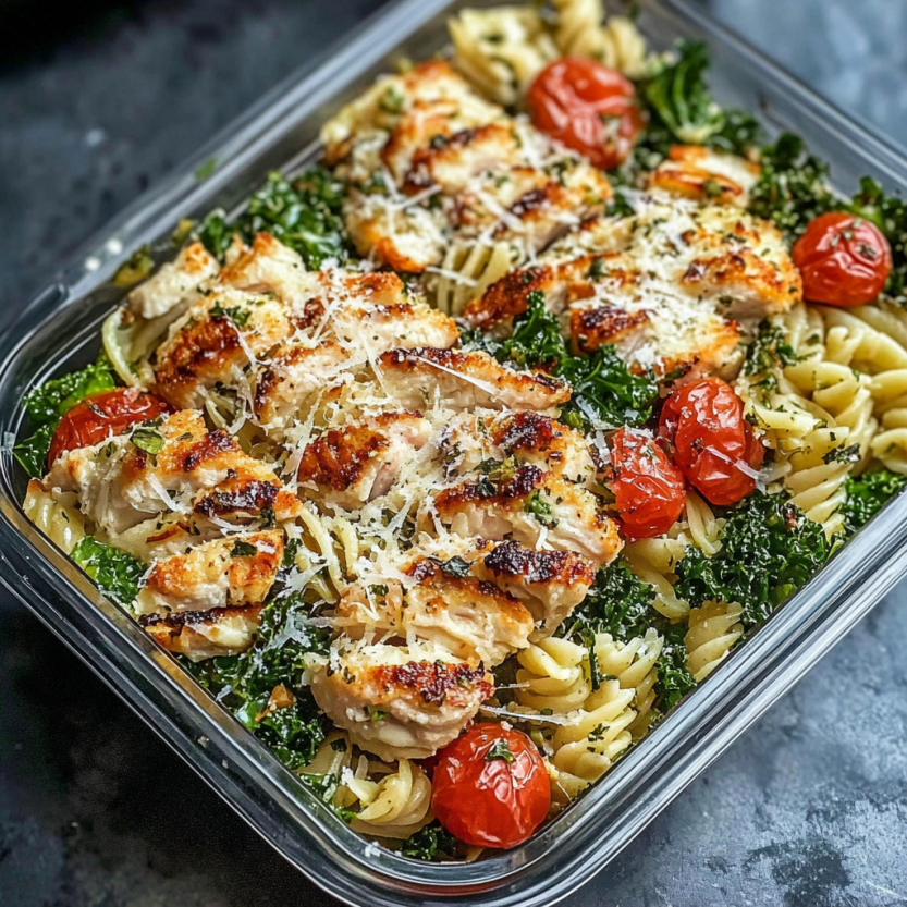 Une image de nourriture contenant des chicken marinés dans du garlic et des tomates.