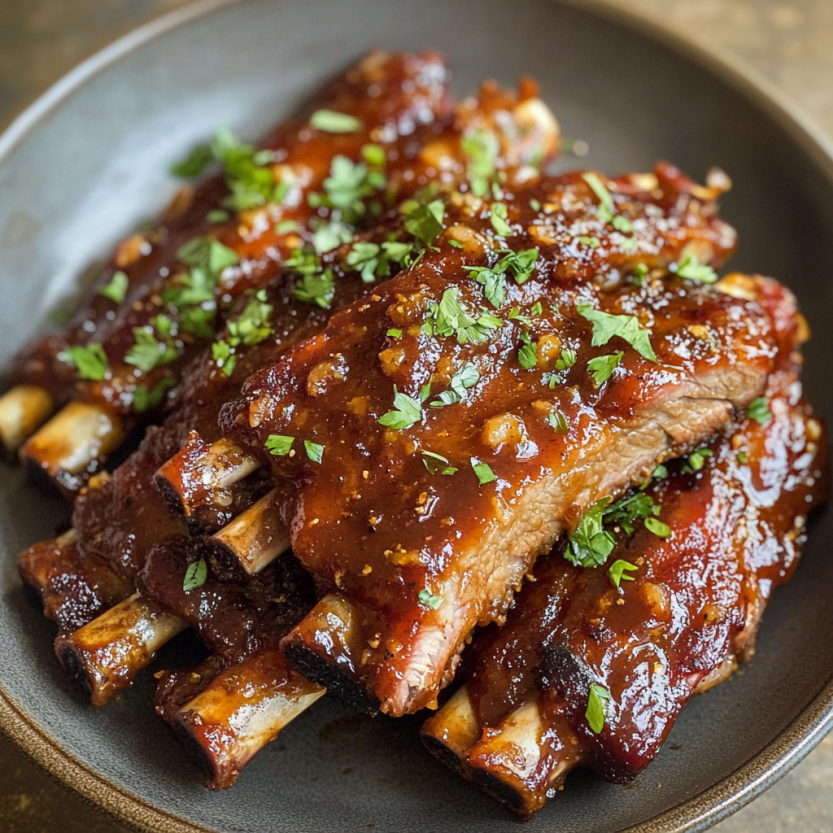 Des côtes de boeuf grillées dans un Instant Pot.