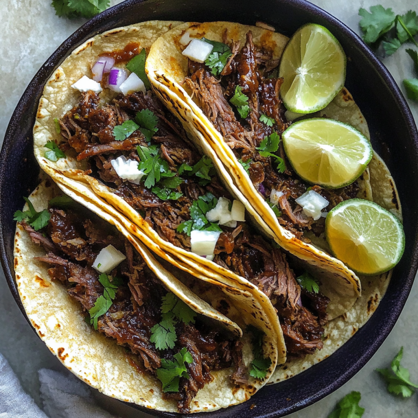 Des tacos de bœuf grillé servis dans un bol.
