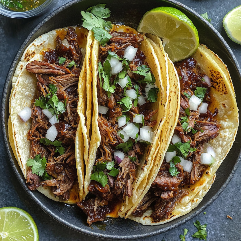Des tacos de bœuf grillé servis dans un bol.