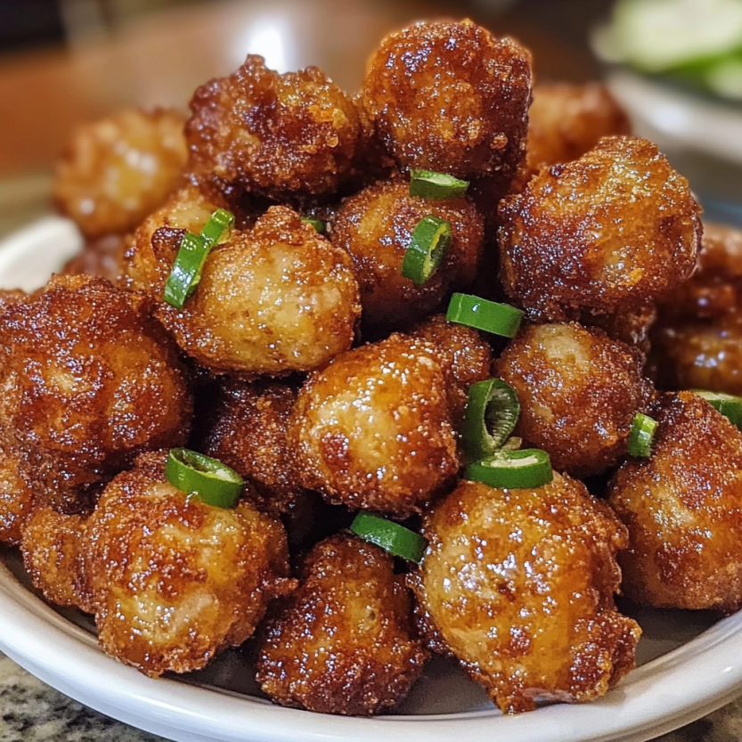 Une assiette de rattlesnake bites, un plat de friture texas roadhouse.