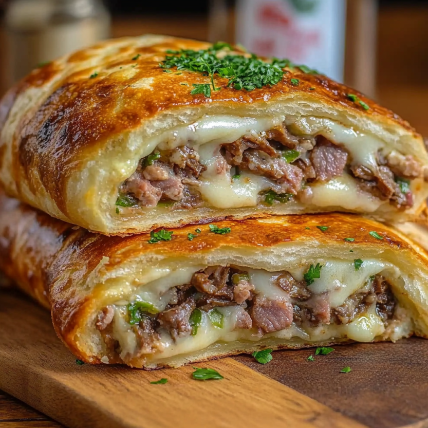 Un plat de viande et de fromage.