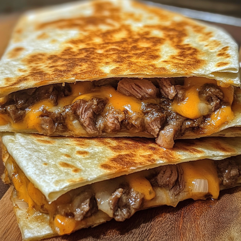 Une quesadilla de steak Taco Bell.