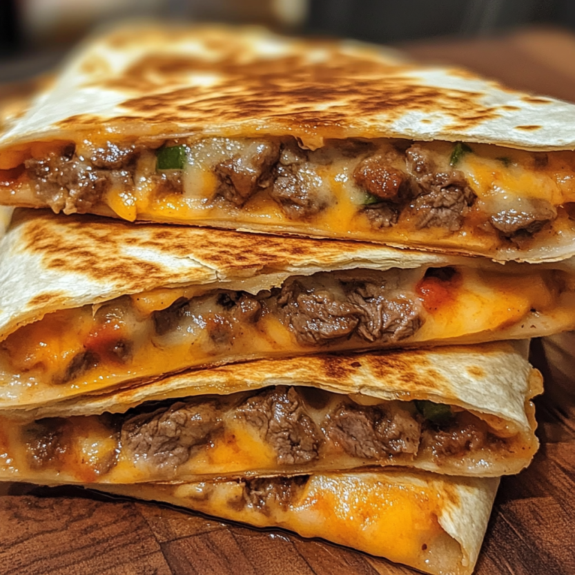 Un quesadilla de steak Taco Bell.
