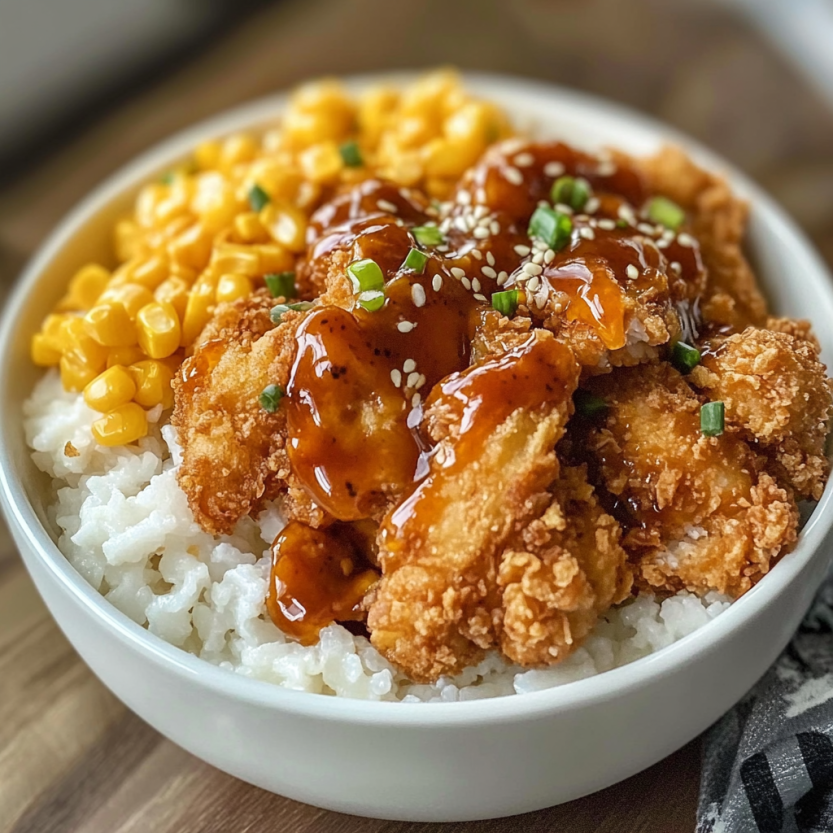 Un plat de fried rice avec des légumes et des chicken wings.