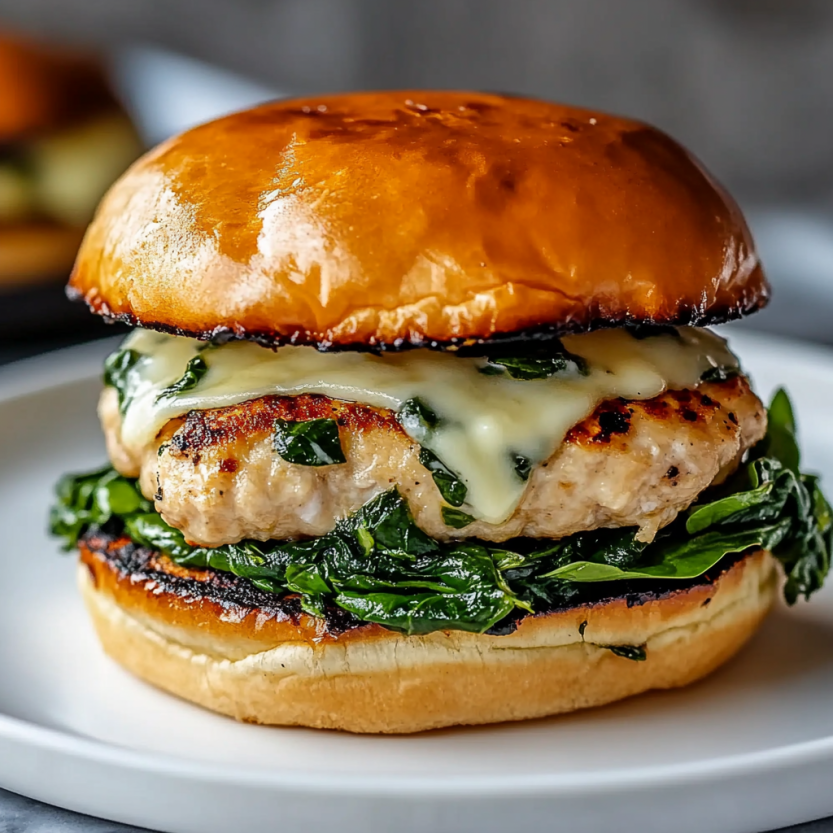 Un sandwich de poulet avec des légumes verts et du fromage blanc.