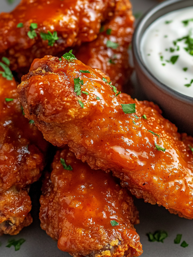 Crispy Buffalo Chicken Tenders.