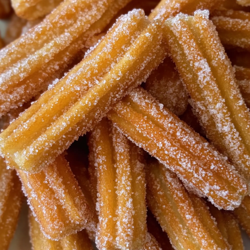 A pile of mini churros.