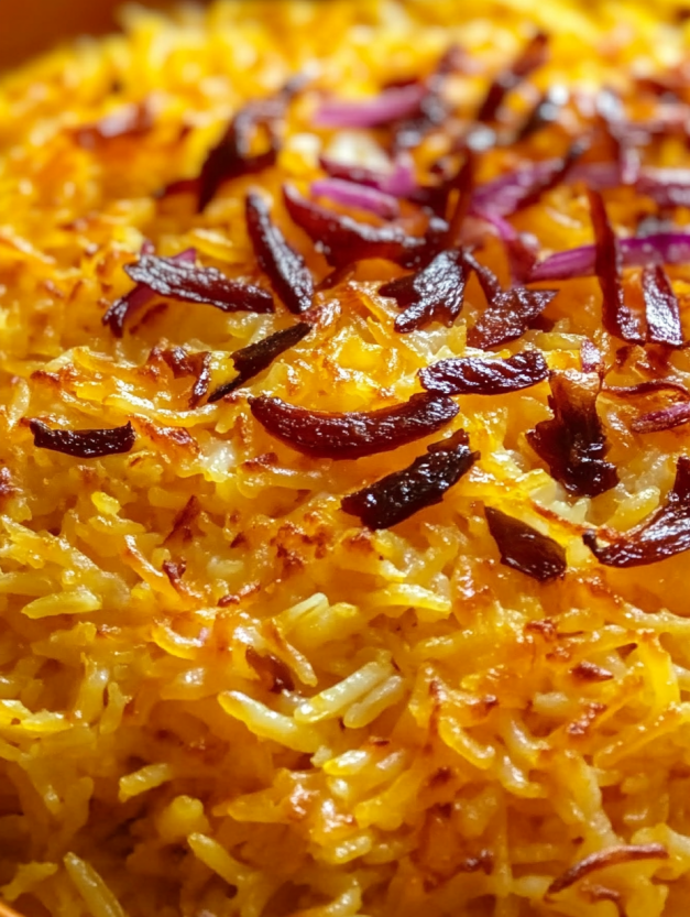 A dish made with saffron and yogurt.