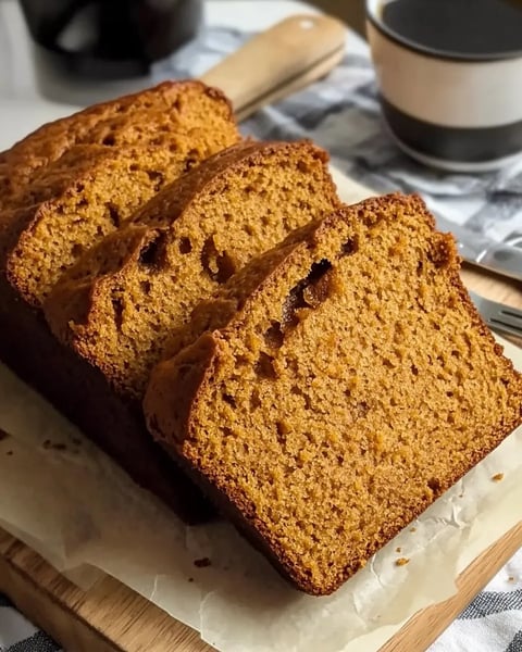 A loaf of bread on a table.