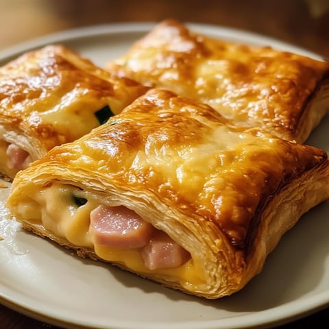 Une plaque de porcelaine avec des tartes à la viande et au fromage.